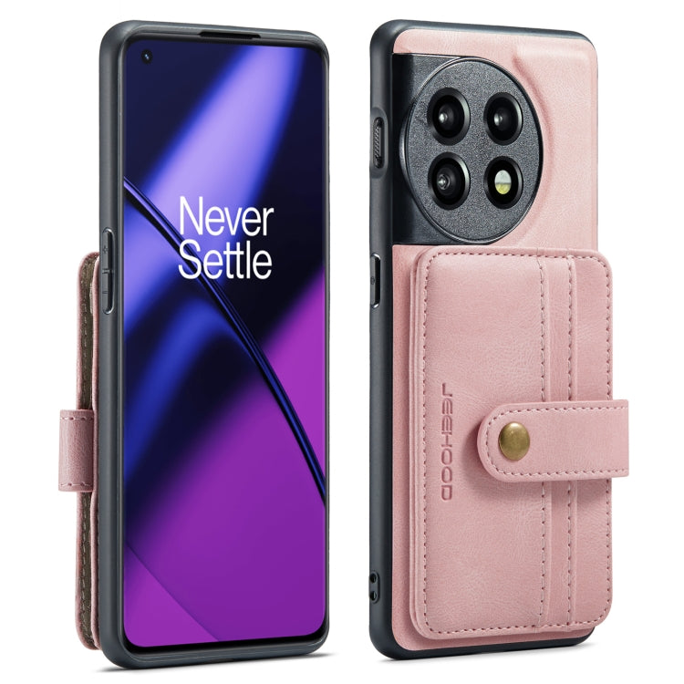 For OnePuls 11 JEEHOOD RFID Blocking Anti-Theft Magnetic PU Phone Case