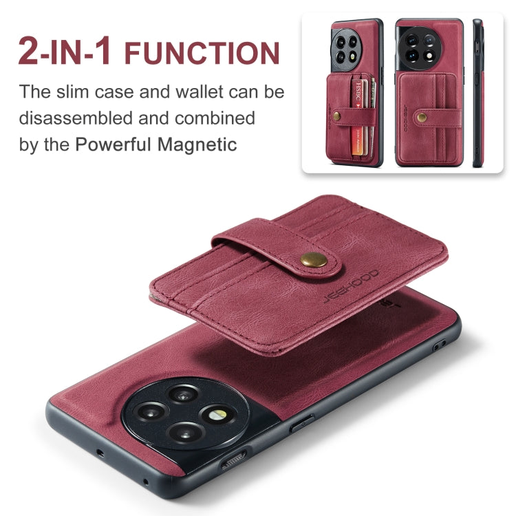 For OnePuls 11 JEEHOOD RFID Blocking Anti-Theft Magnetic PU Phone Case