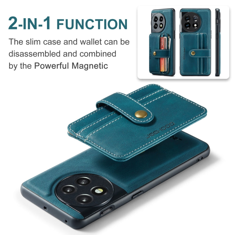 For OnePuls 11 JEEHOOD RFID Blocking Anti-Theft Magnetic PU Phone Case