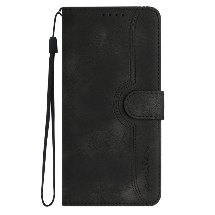 For iPhone 12 Pro Max Heart Pattern Skin Feel Leather Phone Case