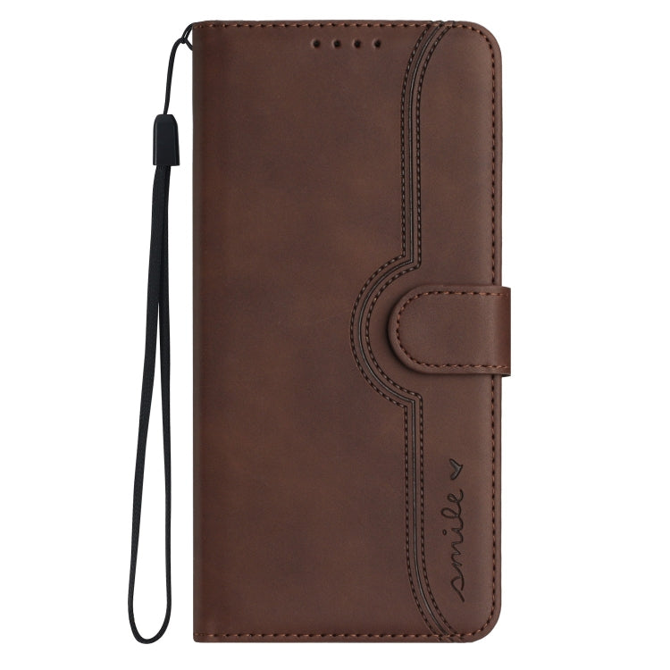 For iPhone 12 Pro Max Heart Pattern Skin Feel Leather Phone Case