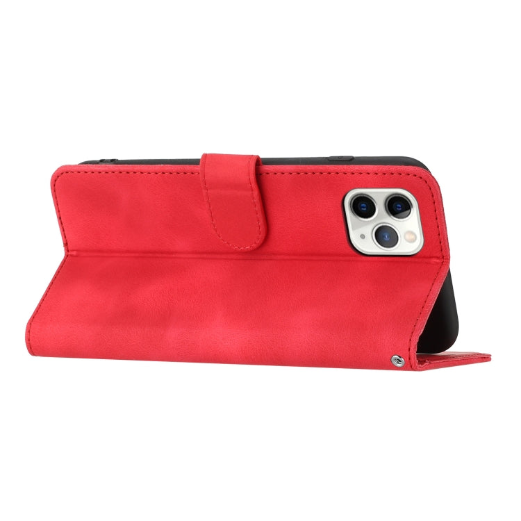 For iPhone 11 Pro Heart Pattern Skin Feel Leather Phone Case