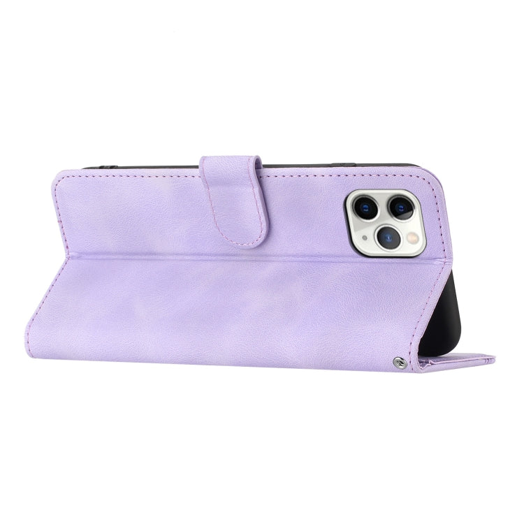 For iPhone 11 Pro Heart Pattern Skin Feel Leather Phone Case
