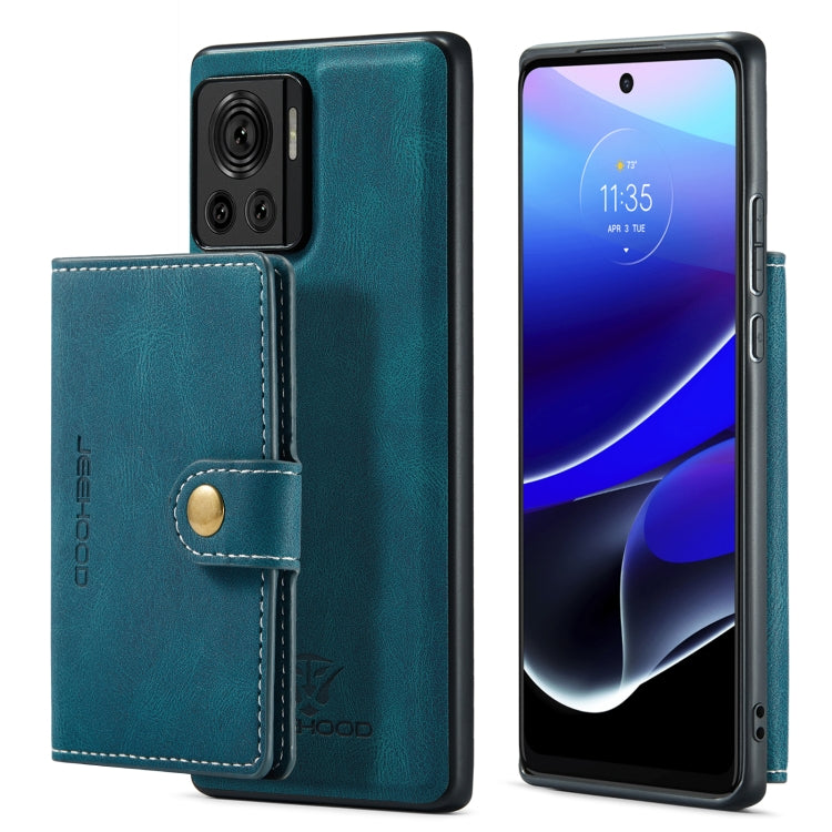 For Motorola Moto X30 Pro JEEHOOD Retro Magnetic Detachable Protective Phone Case with Wallet & Card Slot