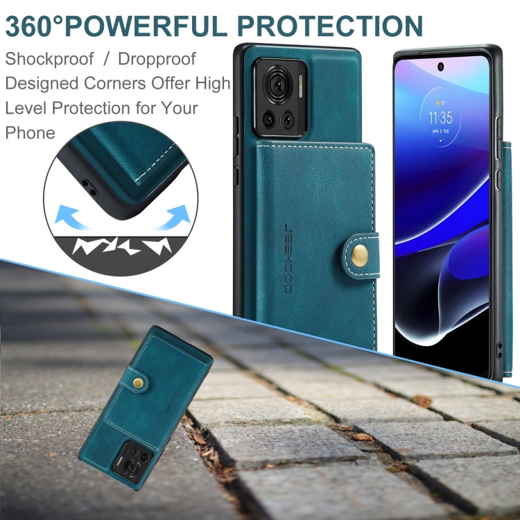 For Motorola Moto X30 Pro JEEHOOD Retro Magnetic Detachable Protective Phone Case with Wallet & Card Slot