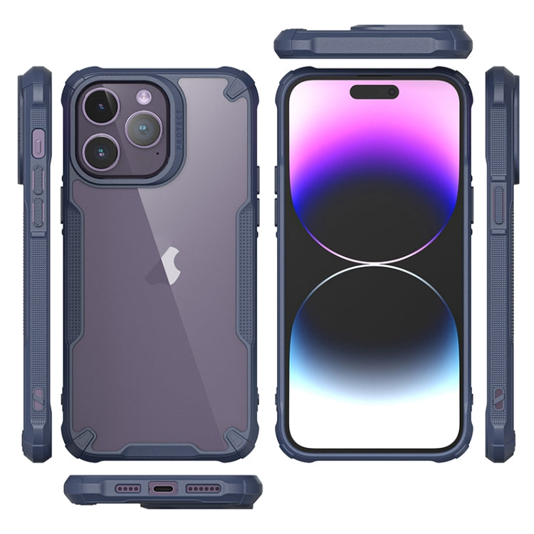 For iPhone 14 Pro Max Four-corner Glossy Shockproof Phone Case