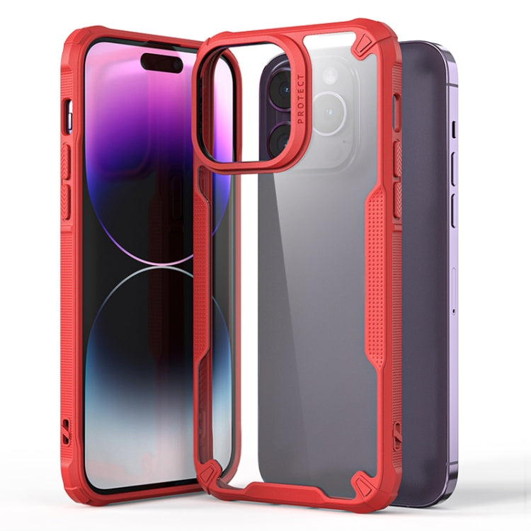 For iPhone 14 Pro Four-corner Glossy Shockproof Phone Case
