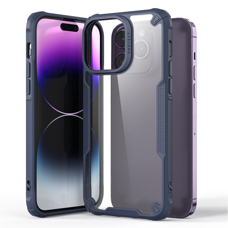 For iPhone 14 Pro Four-corner Glossy Shockproof Phone Case
