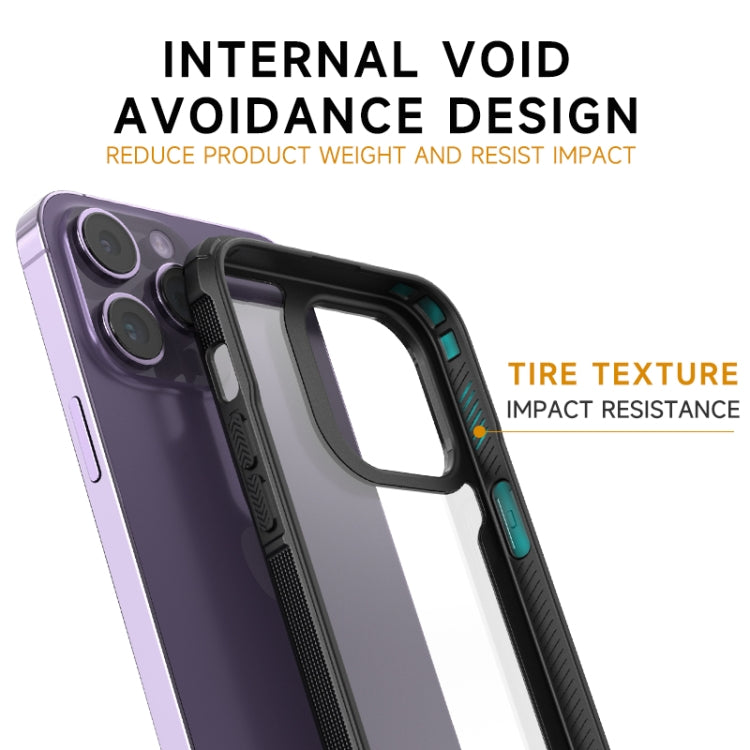 For iPhone 14 Plus Four-corner Glossy Shockproof Phone Case