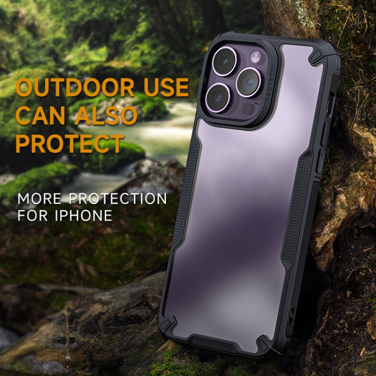 For iPhone 14 Plus Four-corner Glossy Shockproof Phone Case