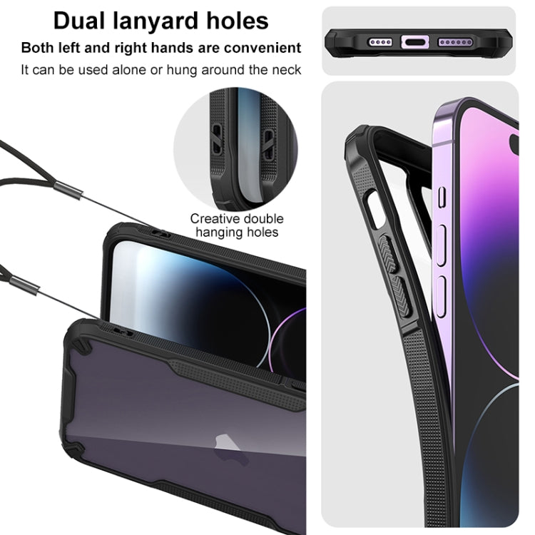 For iPhone 14 Four-corner Glossy Shockproof Phone Case