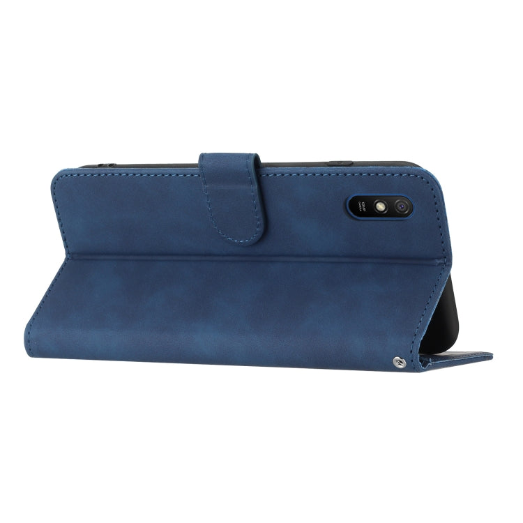 For Xiaomi Redmi 9A/9AT/9i Heart Pattern Skin Feel Leather Phone Case