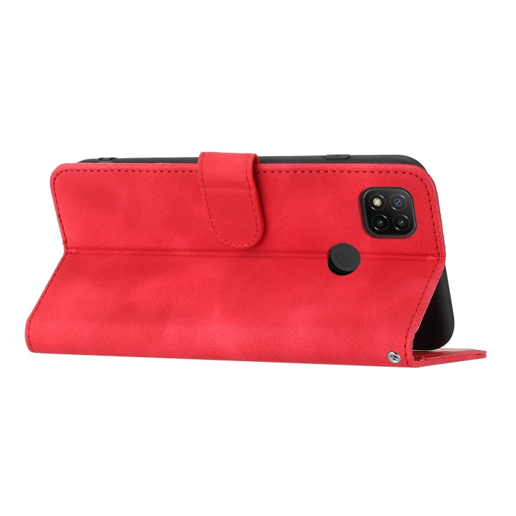 For Xiaomi Redmi 10A 4G Heart Pattern Skin Feel Leather Phone Case