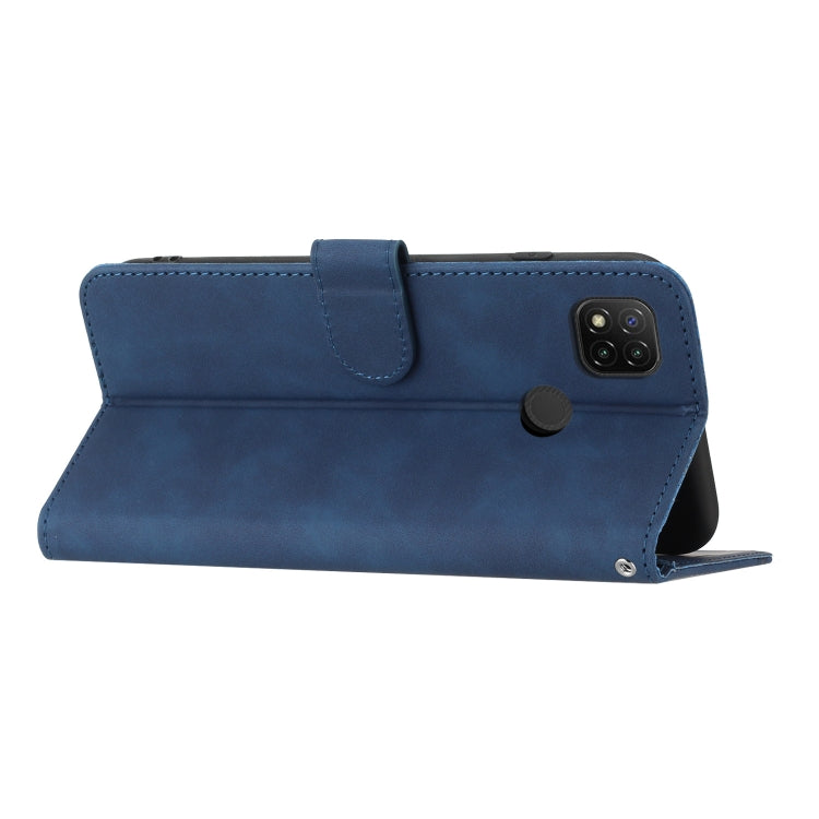 For Xiaomi Redmi 10A 4G Heart Pattern Skin Feel Leather Phone Case