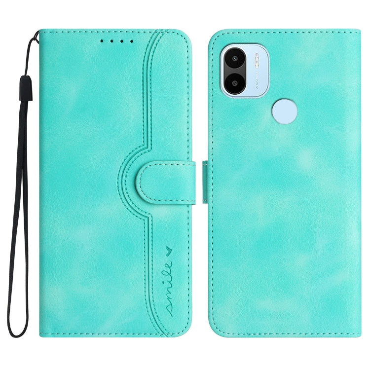 For Xiaomi Redmi A1+ Heart Pattern Skin Feel Leather Phone Case