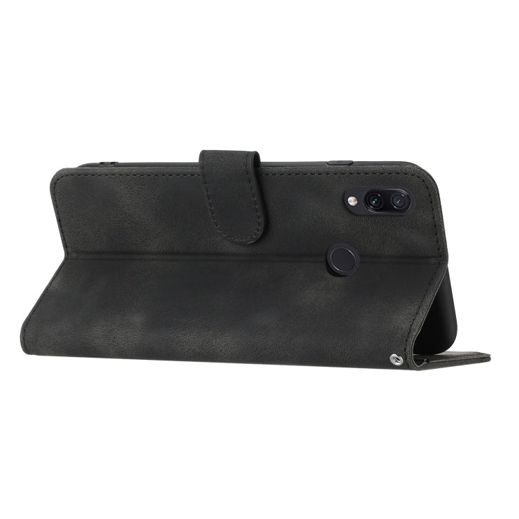 For Xiaomi Redmi Note 7 Heart Pattern Skin Feel Leather Phone Case