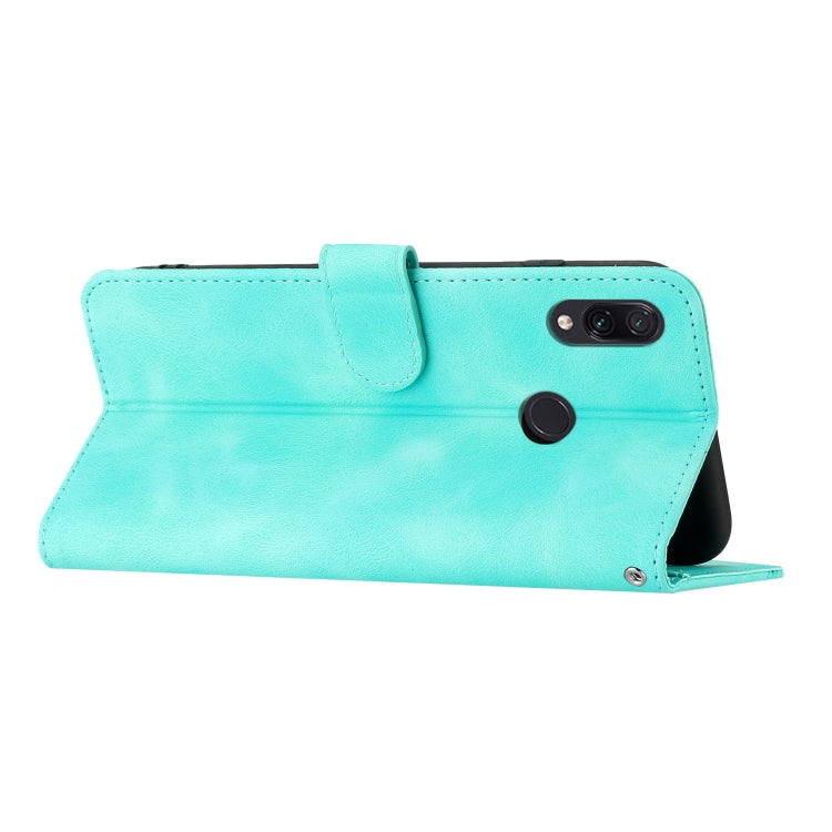 For Xiaomi Redmi Note 7 Heart Pattern Skin Feel Leather Phone Case