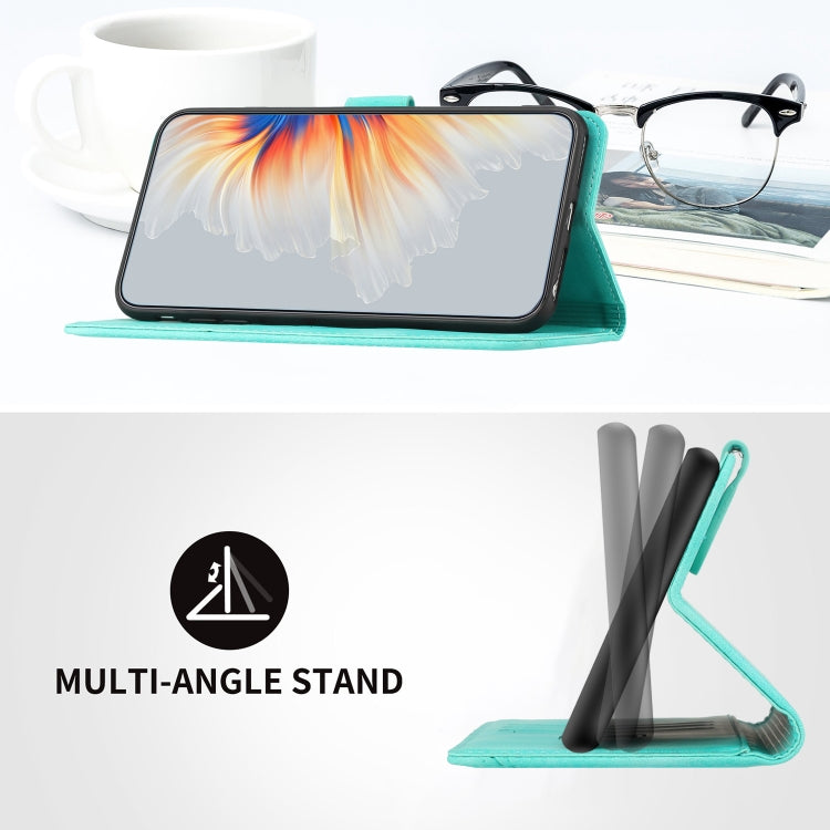 For Xiaomi Redmi Note 7 Heart Pattern Skin Feel Leather Phone Case