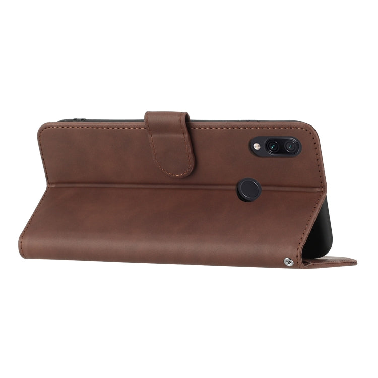 For Xiaomi Redmi Note 7 Heart Pattern Skin Feel Leather Phone Case