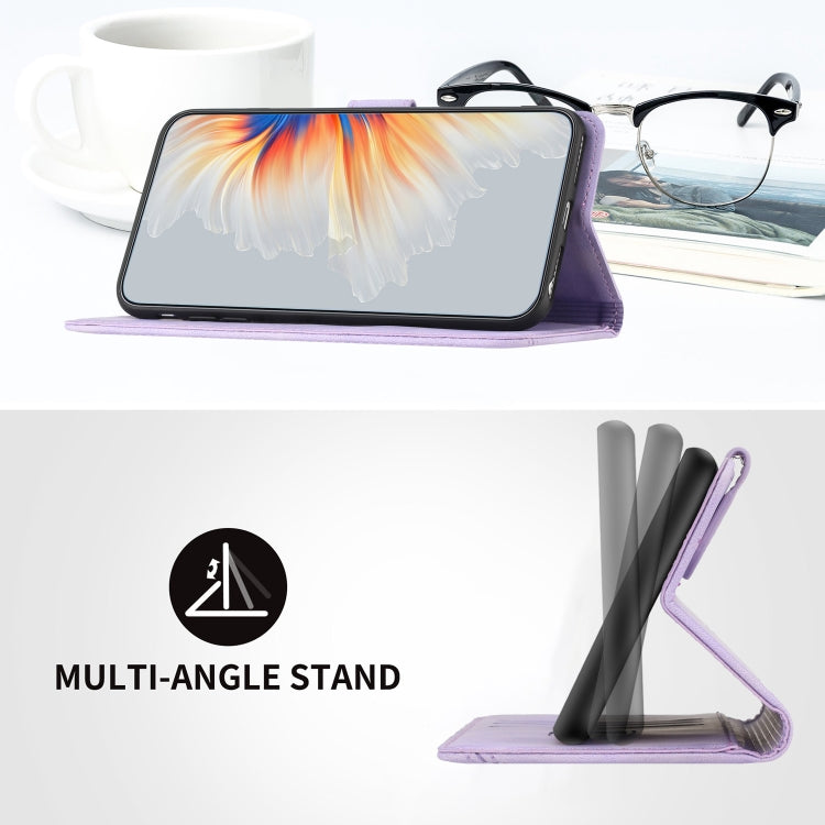 For Xiaomi Redmi Note 8 Heart Pattern Skin Feel Leather Phone Case