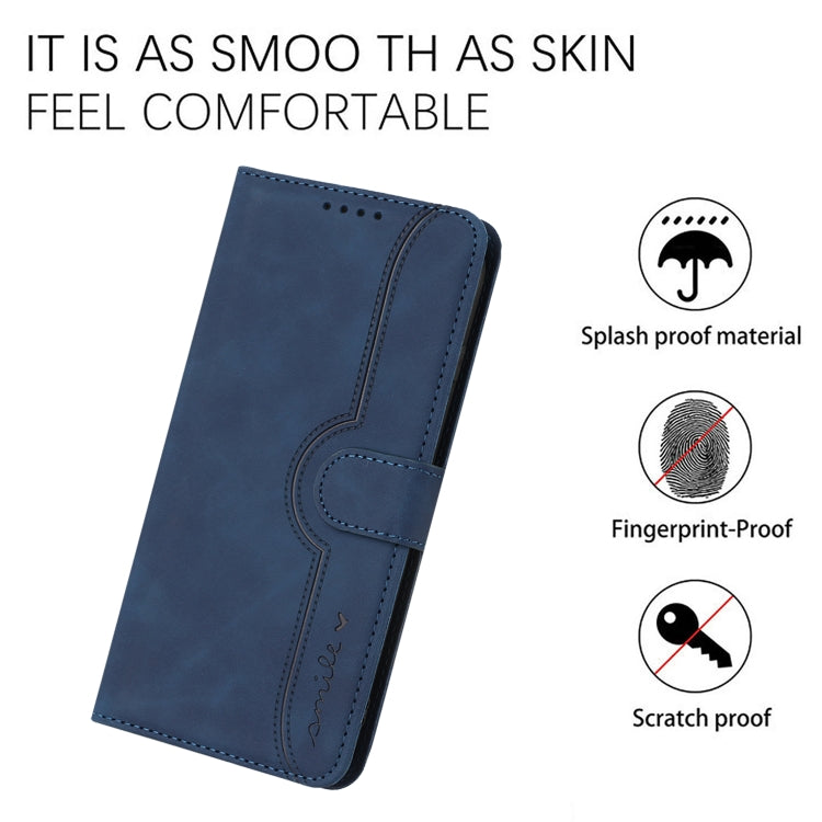 For Xiaomi Redmi Note 8T Heart Pattern Skin Feel Leather Phone Case