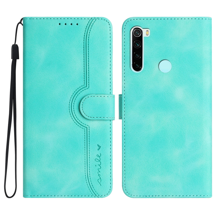For Xiaomi Redmi Note 8T Heart Pattern Skin Feel Leather Phone Case