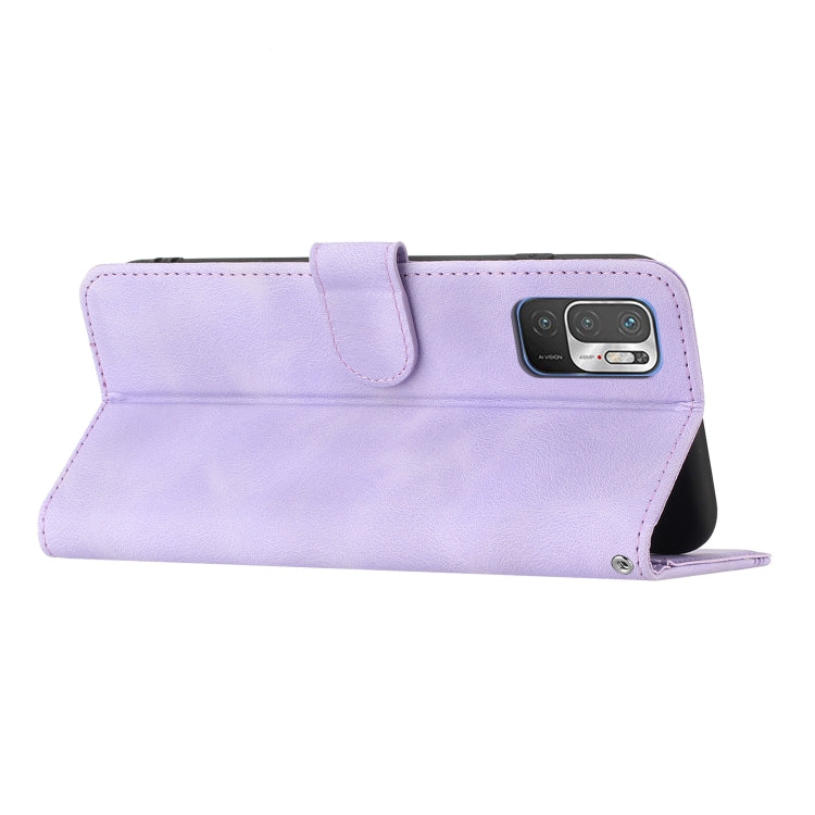 For Xiaomi Redmi Note 10 5G Heart Pattern Skin Feel Leather Phone Case