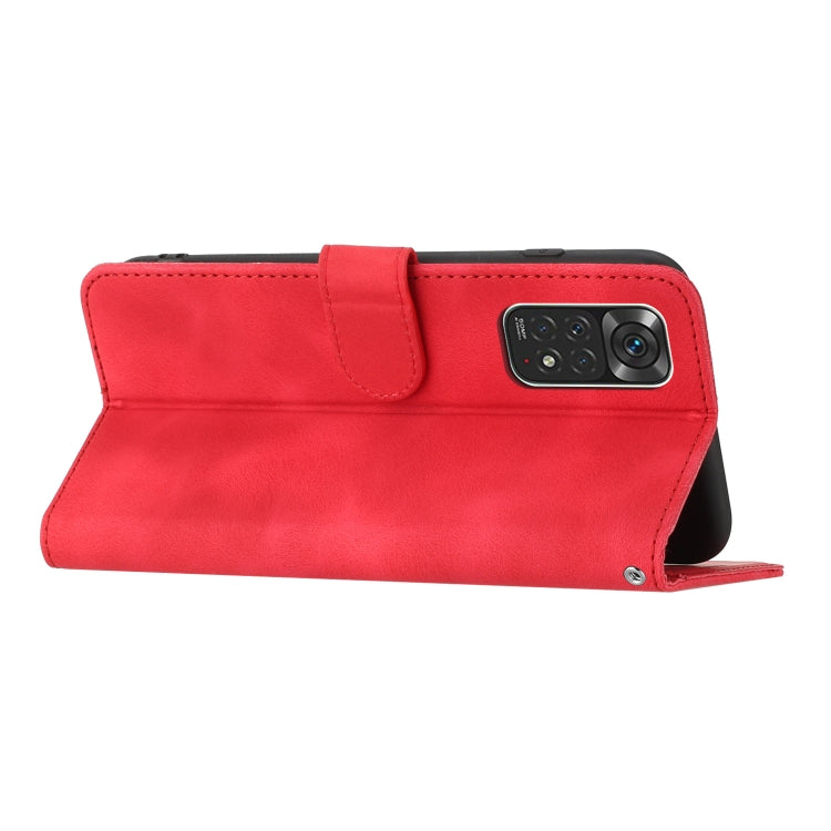 For Xiaomi Redmi Note 11 4G Global/Note 11S Heart Pattern Skin Feel Leather Phone Case