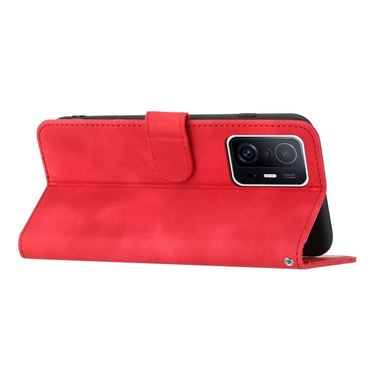 For Xiaomi 11T/11T Pro Heart Pattern Skin Feel Leather Phone Case