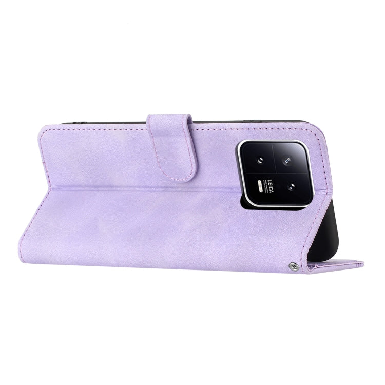 For Xiaomi 13 Heart Pattern Skin Feel Leather Phone Case