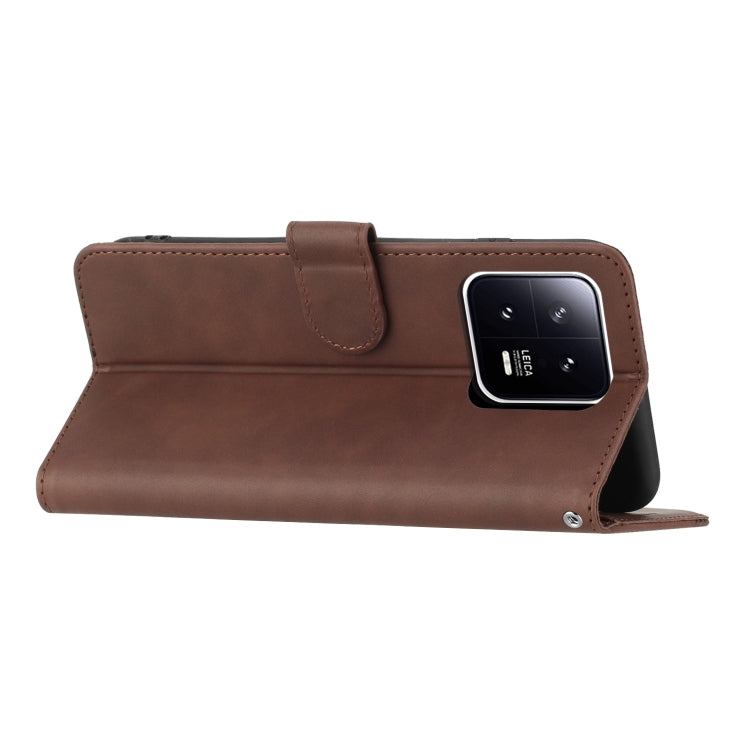 For Xiaomi 13 Heart Pattern Skin Feel Leather Phone Case