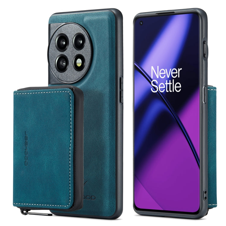 For OnePuls 11 JEEHOOD Magnetic Zipper Horizontal Flip Phone Leather Case