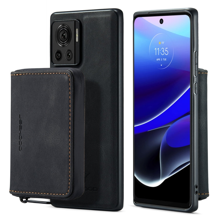 For Motorola Moto X30 Pro JEEHOOD Magnetic Zipper Horizontal Flip Phone Leather Case