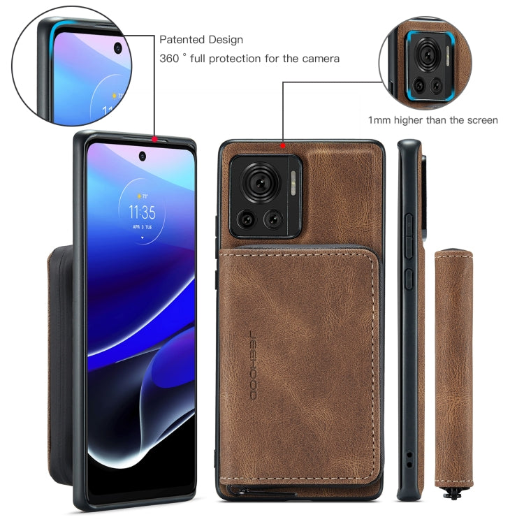For Motorola Moto X30 Pro JEEHOOD Magnetic Zipper Horizontal Flip Phone Leather Case