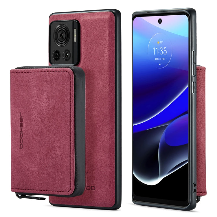 For Motorola Moto X30 Pro JEEHOOD Magnetic Zipper Horizontal Flip Phone Leather Case