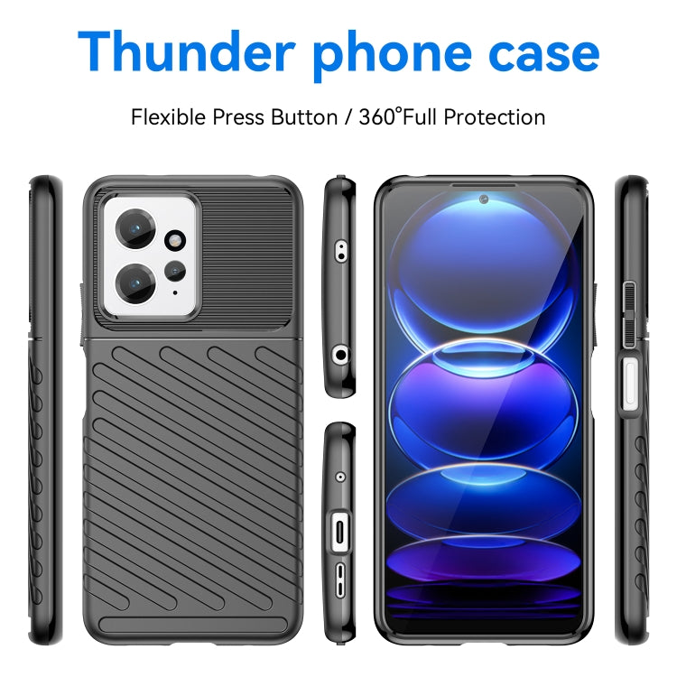 For Xiaomi Redmi Note 12 4G Global Thunderbolt Shockproof TPU Protective Soft Phone Case