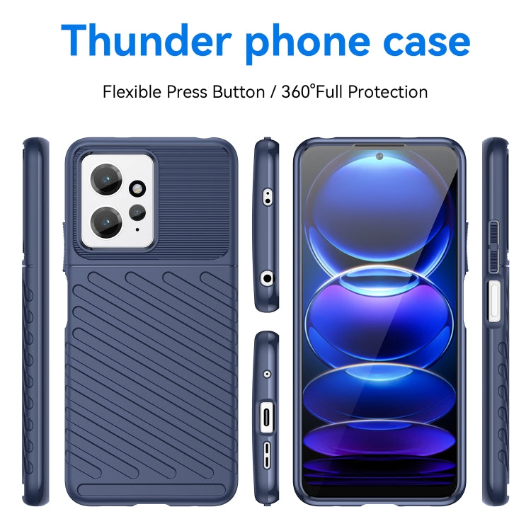 For Xiaomi Redmi Note 12 4G Global Thunderbolt Shockproof TPU Protective Soft Phone Case