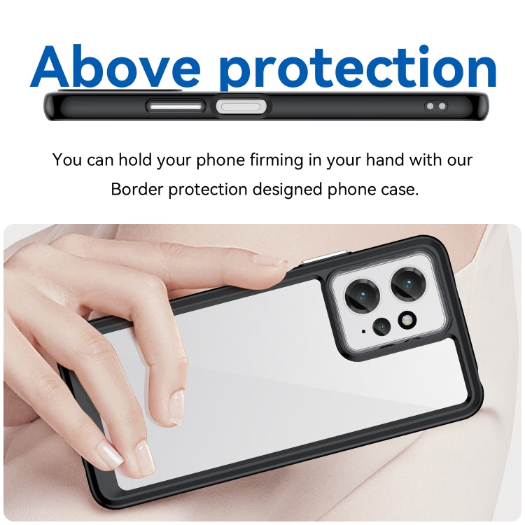 For Xiaomi Redmi Note 12 4G Global Colorful Series Acrylic + TPU Phone Case