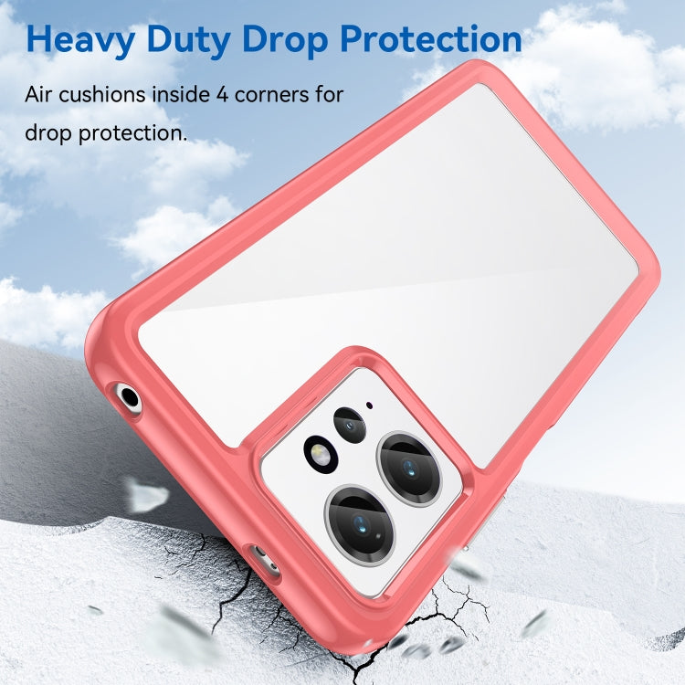 For Xiaomi Redmi Note 12 4G Global Colorful Series Acrylic + TPU Phone Case