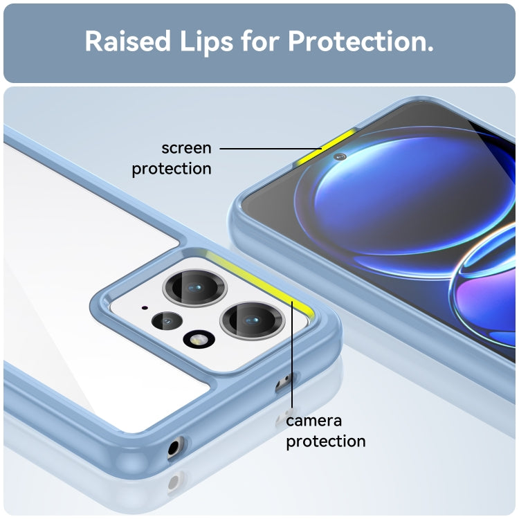 For Xiaomi Redmi Note 12 4G Global Colorful Series Acrylic + TPU Phone Case