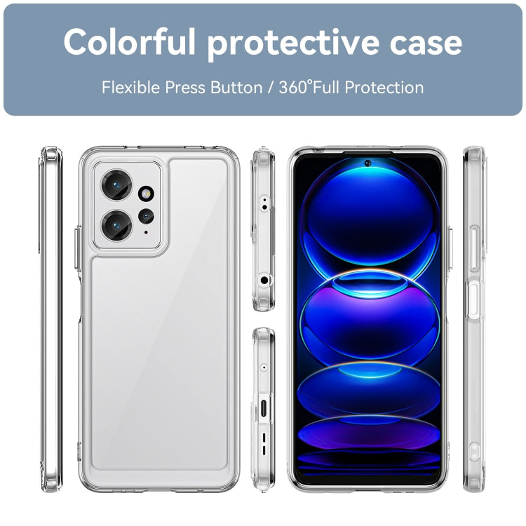 For Xiaomi Redmi Note 12 4G Global Colorful Series Acrylic + TPU Phone Case