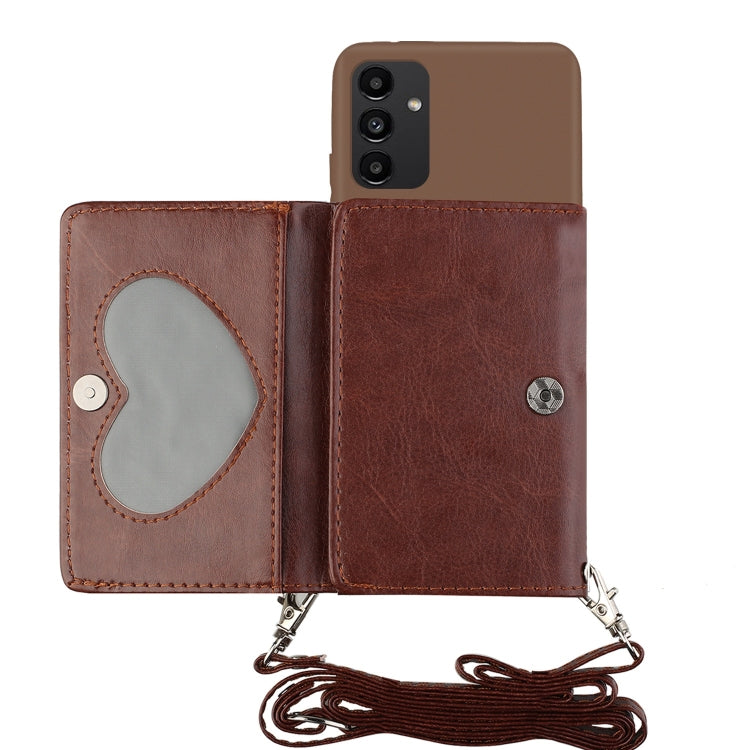 For Samsung Galaxy A14 5G Crossbody Lanyard Wallet Card Bag Phone Case
