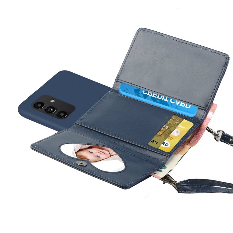 For Samsung Galaxy A14 5G Crossbody Lanyard Wallet Card Bag Phone Case