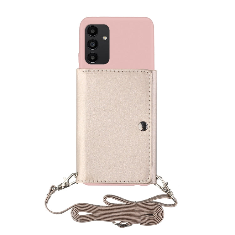 For Samsung Galaxy A14 5G Crossbody Lanyard Wallet Card Bag Phone Case