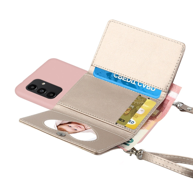 For Samsung Galaxy A14 5G Crossbody Lanyard Wallet Card Bag Phone Case