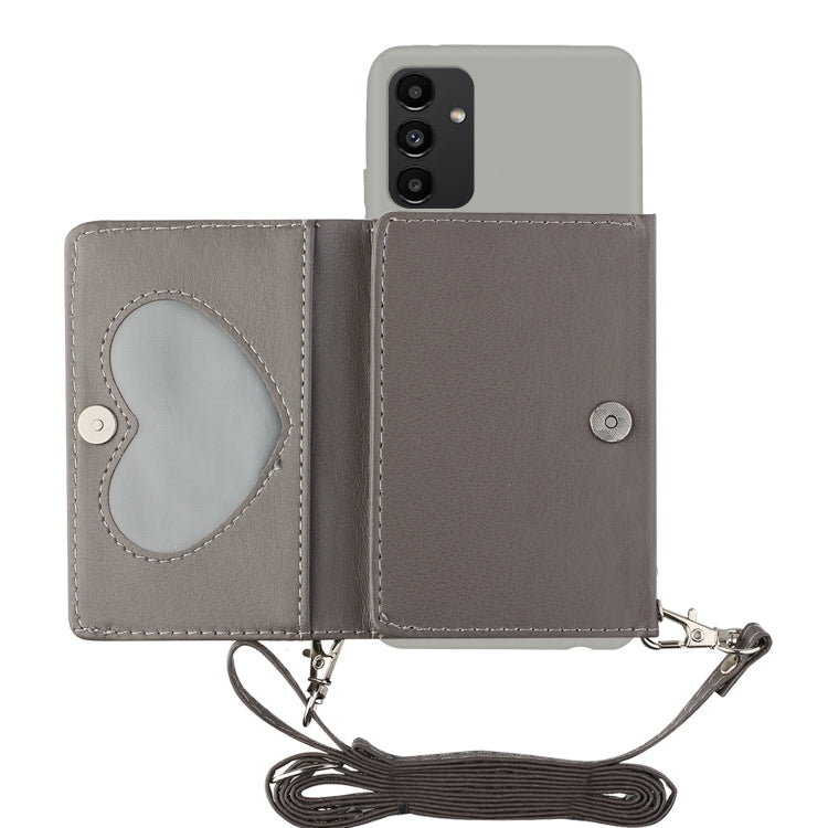 For Samsung Galaxy A14 5G Crossbody Lanyard Wallet Card Bag Phone Case