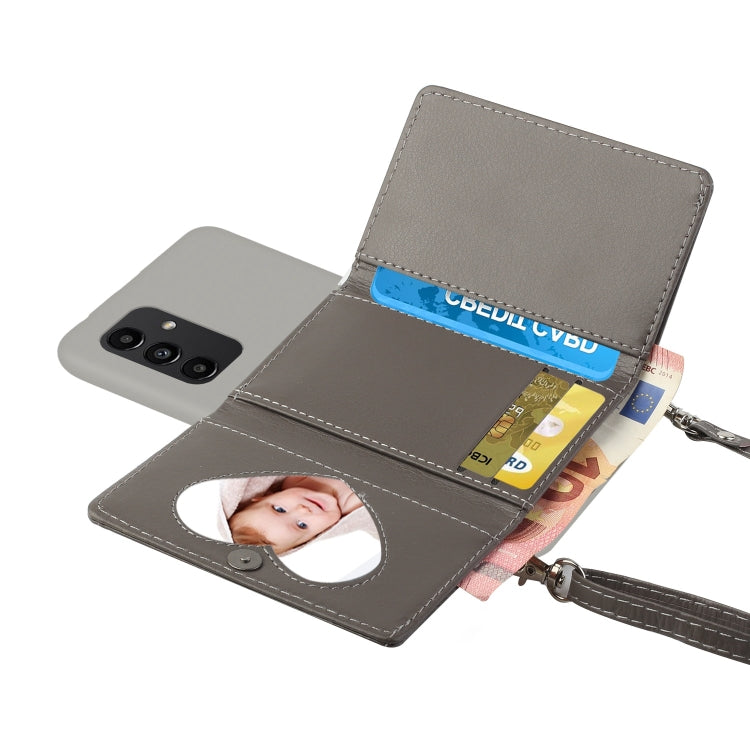 For Samsung Galaxy A14 5G Crossbody Lanyard Wallet Card Bag Phone Case