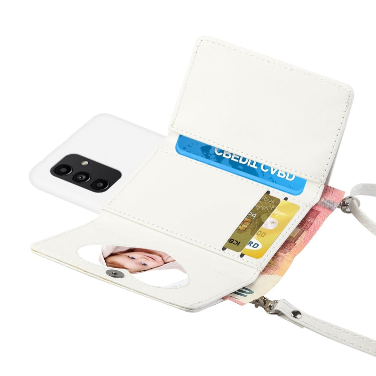For Samsung Galaxy A14 5G Crossbody Lanyard Wallet Card Bag Phone Case