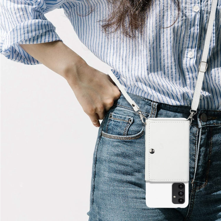For Samsung Galaxy A14 5G Crossbody Lanyard Wallet Card Bag Phone Case