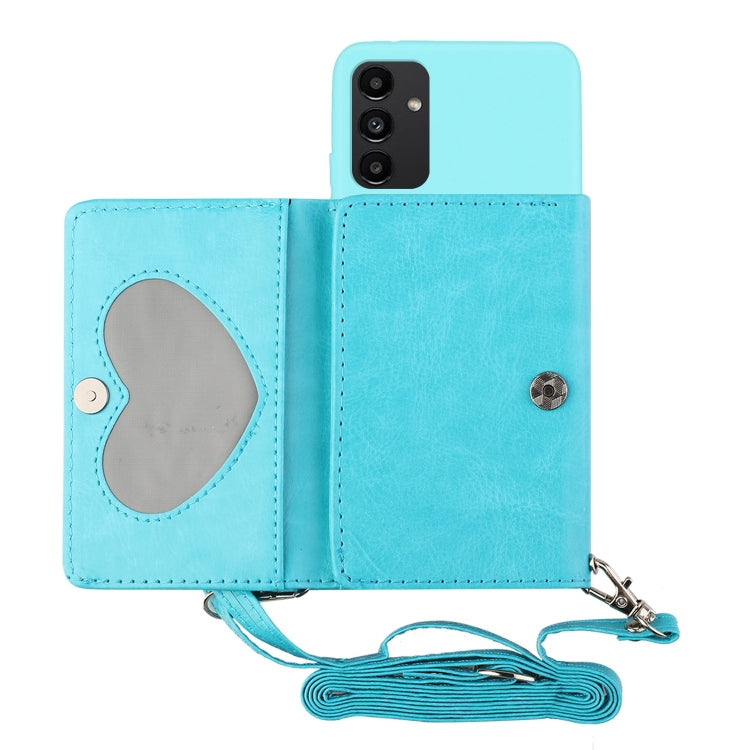 For Samsung Galaxy A14 5G Crossbody Lanyard Wallet Card Bag Phone Case